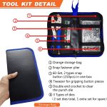 Heavy Duty Snap Fasteners Kit, Snap Fastener Pliers for Metal Snaps Installation on Boat Cover/Canvas/Carpet/Leather, Snap Fastener Tool with Screw Snap& Stainless Steel 15mm Marine Snaps-by MinliGUY - Image 9